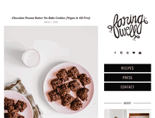 Tablet Screenshot of faring-well.com